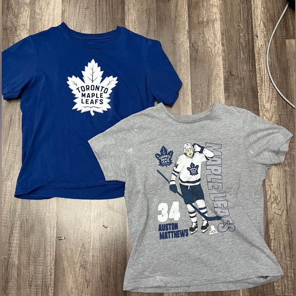 Two Pairs of Youth Hockey T-Shirts
